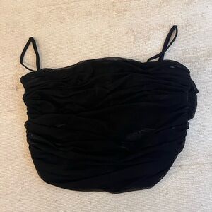 Babaton Black Ruched Top